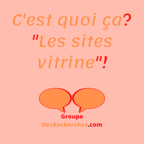 Image d'illustration - C'est quoi ça Les sites vitrine!